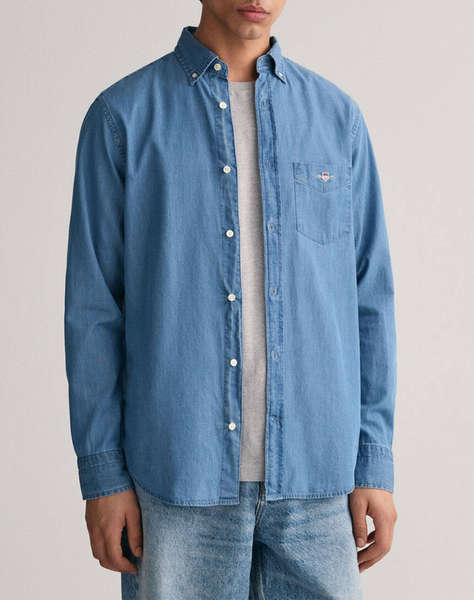 GANT SHIRT REG INDIGO BD