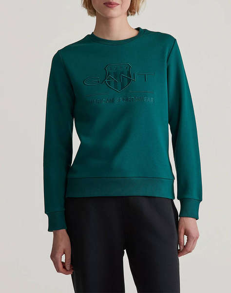 GANT SWEATSHIRTS REG TONAL SHIELD C-NECK SWEAT