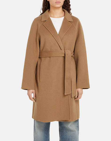 TOMMY HILFIGER REG DF WOOL BELTED COAT