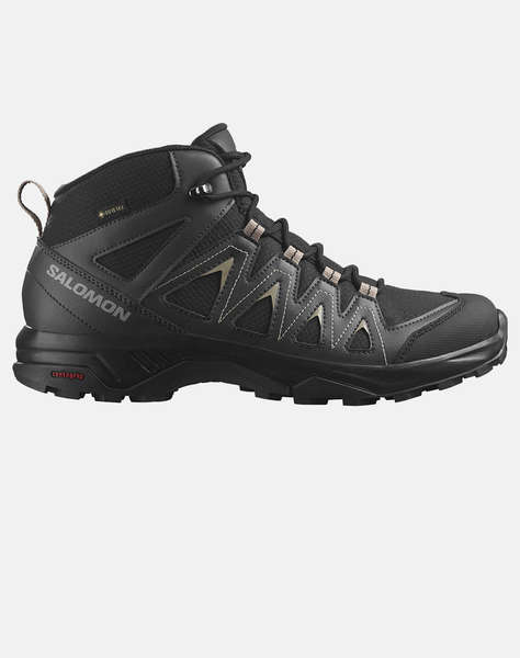 SALOMON HIKING & MULTIF - X-SERIES X BRAZE MID GTX BLACK / PHANTOM / VINTAGE KHAKI MEN''S SHOE