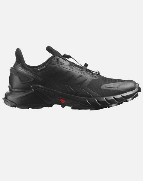 SALOMON TRAIL RUNNING - CROSS SUPERCROSS 4 GTX BLACK / BLACK / BLACK MEN''S SHOE