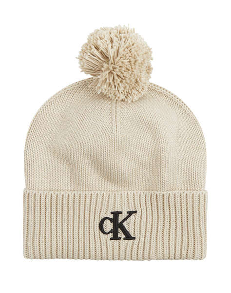 CALVIN KLEIN SEASONAL POM POM BEANIE