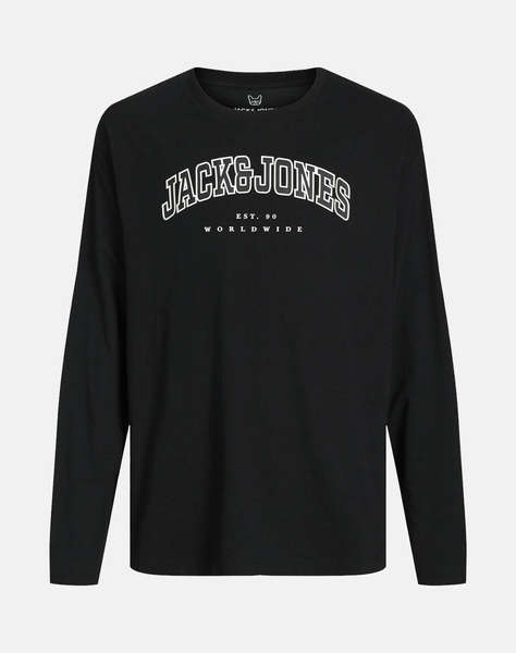 JACK&JONES JJECALEB VARSITY TEE LS O-NECK JNR