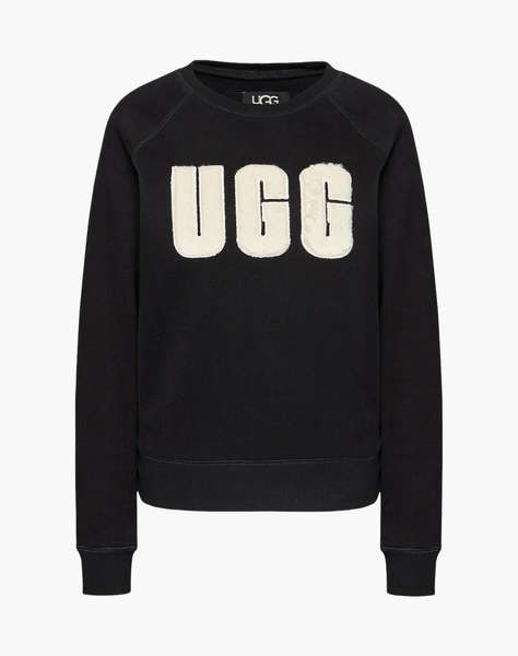 UGG W MADELINE FUZZY LOGO CREWNECK