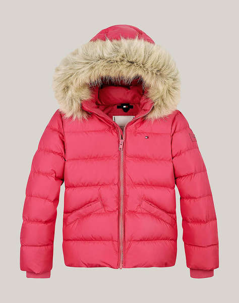 TOMMY HILFIGER ESSENTIAL DOWN FUR HOOD JACKET