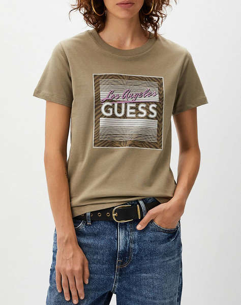 GUESS SS CN BOXY LOGO TEEWOMEN''S SWEATSHIRT