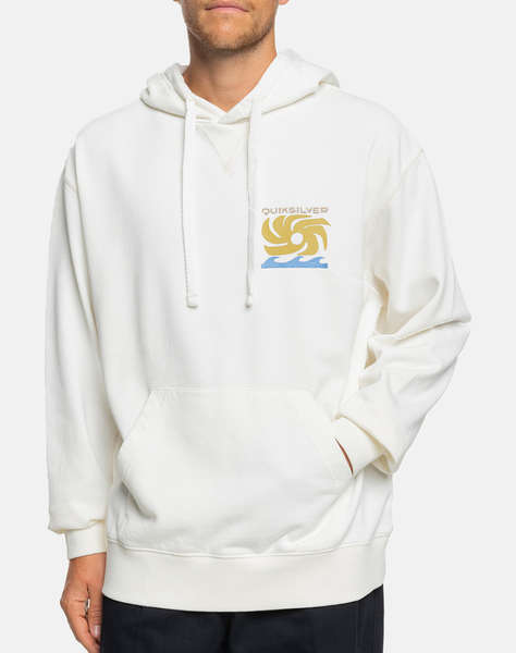 QUIKSILVER NATURAL DYE SCREEN HOODIE MEN''S SWEATSHIRT