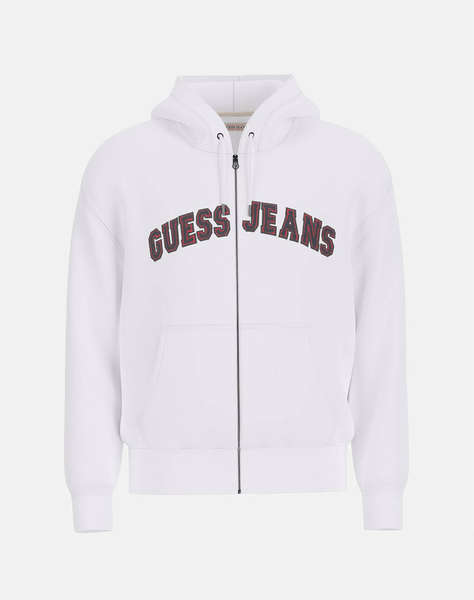 GUESS JEANS GJ ZIP HOOD REG GUESS J SWEAT MEN''S SWEATSHIRT