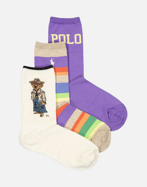 RALPH LAUREN WSTRN BR GFT-CREW SOCK-GIFT BOX