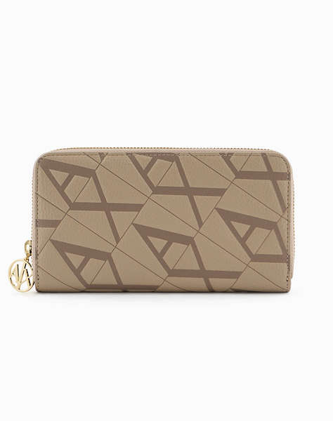 ARMANI EXCHANGE WOMAN''S WALLET ZIP A (Размери: 10 x 20 x 2 см)