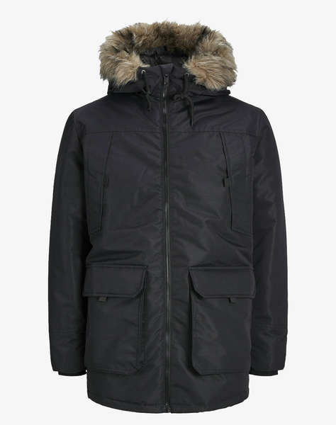 JACK&JONES JJECONSTRUCT FAUX FUR PARKA SN