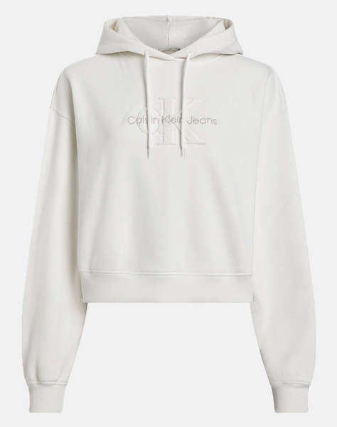 CALVIN KLEIN CHENILLE MONOLOGO HOODIE