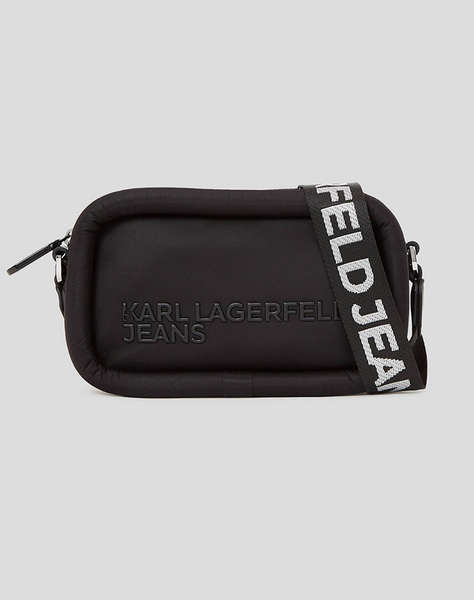 KARL LAGERFELD JEANS PUFFY CAMERA BAG (Размери: 22 x 14.5 x 5 см)