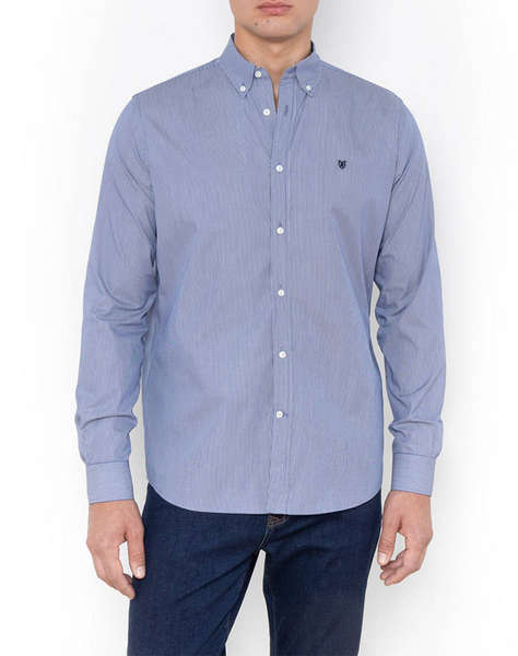 THE BOSTONIANS РИЗА ACORN POPLIN REGULAR FIT Stripe POPLIN Button-down Regular FIT