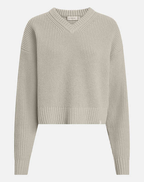 CALVIN KLEIN CHUNKY V-NECK SWEATER