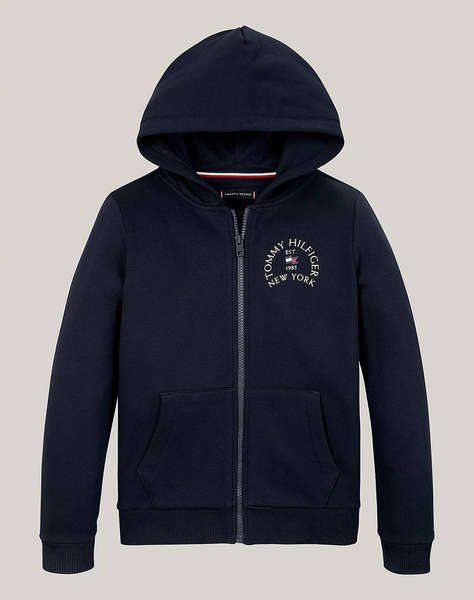 TOMMY HILFIGER NAUTICAL ARCH FLEECE REG ZIPUP