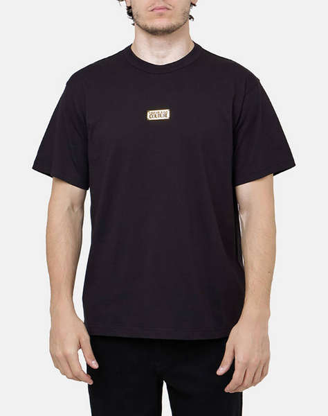 VERSACE JEANS 77GAHT08CJ00T 77UP601 R LOGO PLACKET MEN''S T-SHIRT