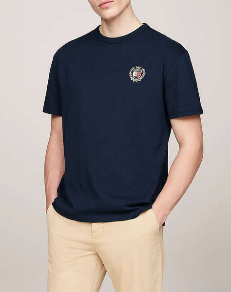 TOMMY JEANS TJM REG RWB CREST FLAG TEE EXT