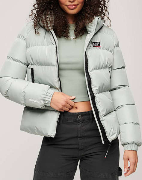 SUPERDRY D2 SDCD HOODED SPORTS PUFFER JACKET ДАМСКО ЯКЕ