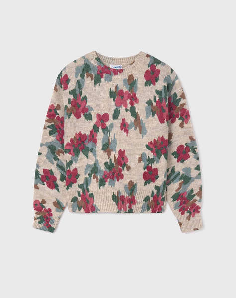 MAYORAL Floral printed jersey knit