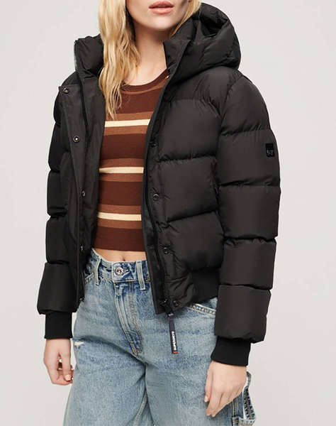 SUPERDRY D2 SDCD HOODED SPORTS PUFFER BOMBER ДАМСКО ЯКЕ