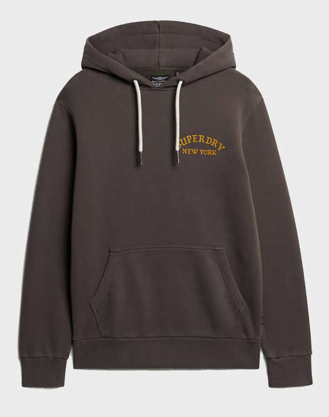 SUPERDRY D1 OVIN TATTOO BACK GRAPHIC LOOSE HOOD MEN''S SWEATSHIRT