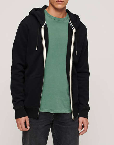 SUPERDRY D2 OVIN ESSENTIAL LOGO ZIP HOODIE MEN''S SWEATSHIRT