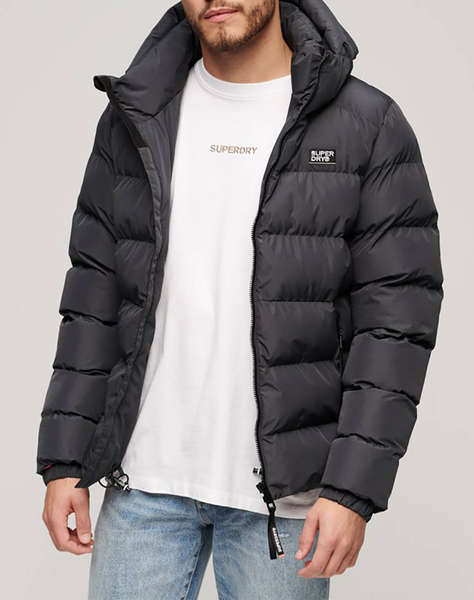 SUPERDRY D2 SDCD HOODED SPORTS PUFFER JACKET МЪЖКО ЯКЕ