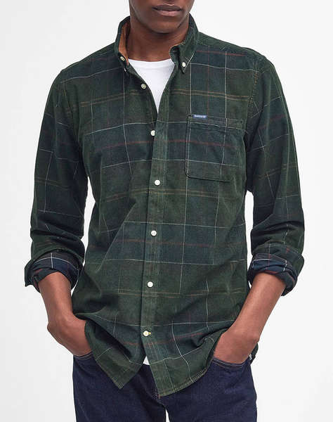 BARBOUR BLAIR TAILORED TARTAN CORD SHIRT РИЗА Μ/Μ