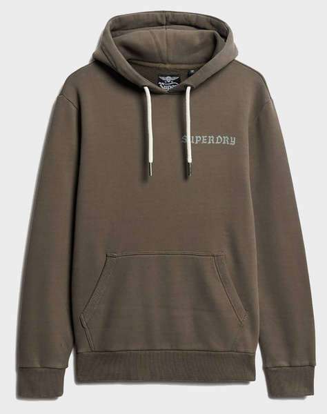 SUPERDRY D1 OVIN TATTOO GRAPHIC HOODIE MEN''S SWEATSHIRT