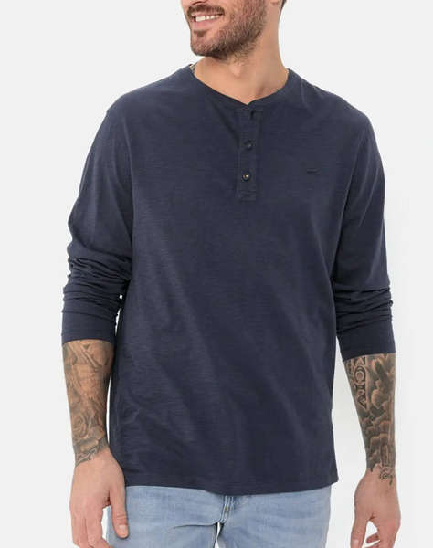 CAMEL T-Shirt M.M. Henley Basic