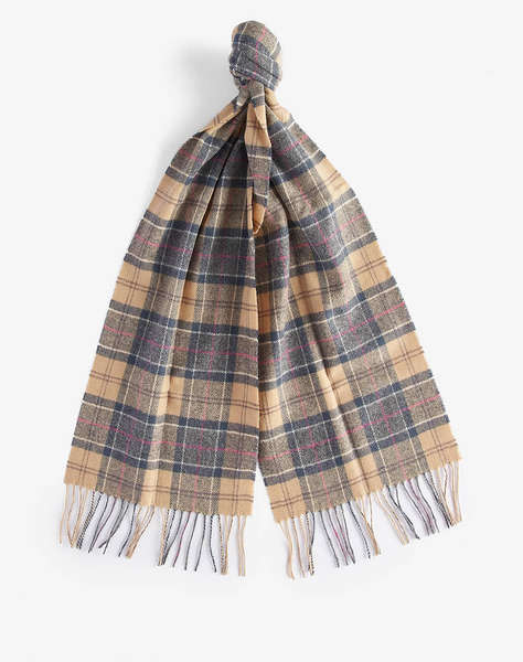 BARBOUR TARTAN LAMBSWOOL SCARF ШАЛ