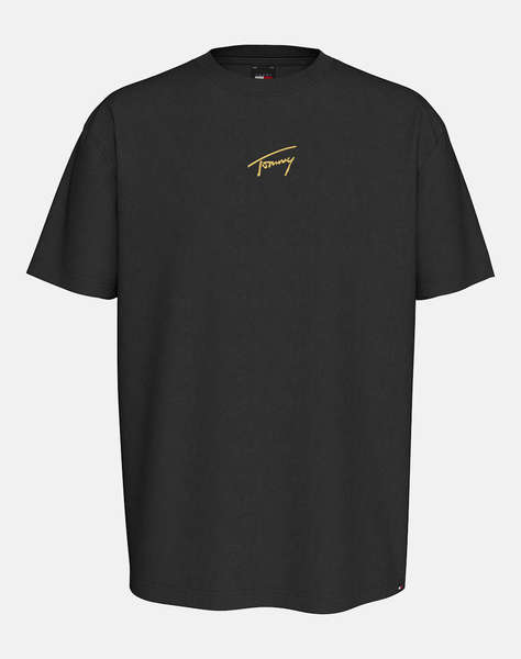 TOMMY JEANS TJM REG GOLD SIGNATURE TEE EXT