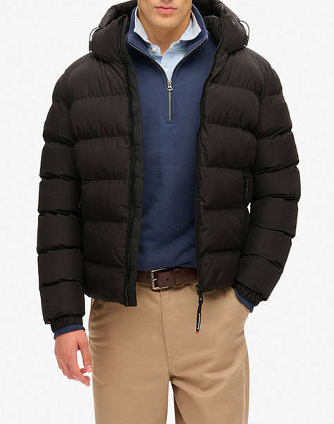 SUPERDRY D2 SDCD HOODED SPORTS PUFFER JACKET МЪЖКО ЯКЕ