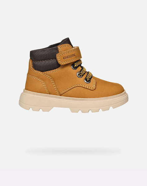 GEOX B KIDDARTAH B - NUBUCK+NYLON