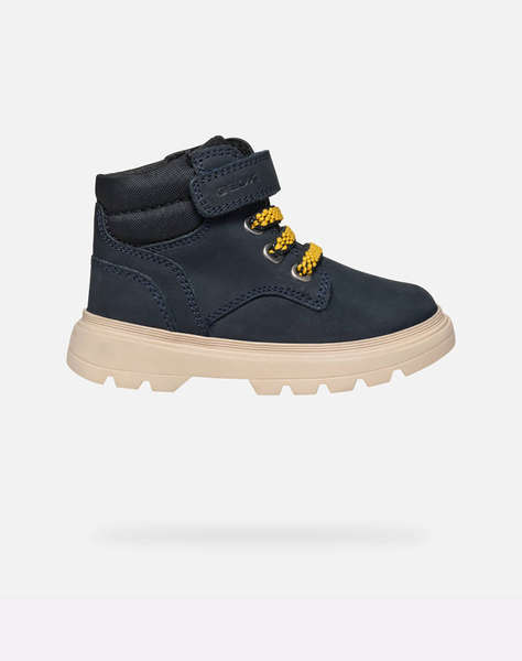 GEOX B KIDDARTAH B - NUBUCK+NYLON