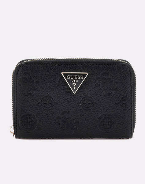 GUESS CRESIDIA SLG MEDIUM ZIP AROUND ДАМСКИ АКСЕСОАРИ (Размери: 14 x 9 x 3 см.)