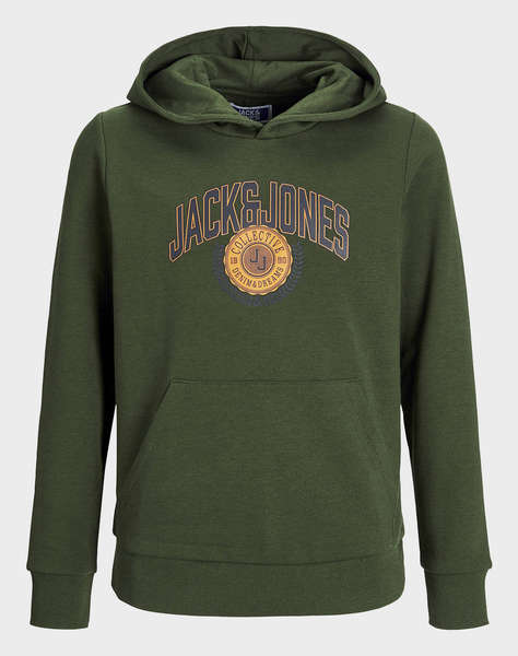 JACK&JONES JJKAM VARSITY BRANDING SWEAT HOOD JNR