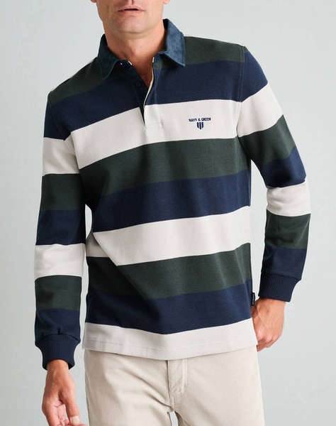 NAVY&GREEN Мъжка блуза polo