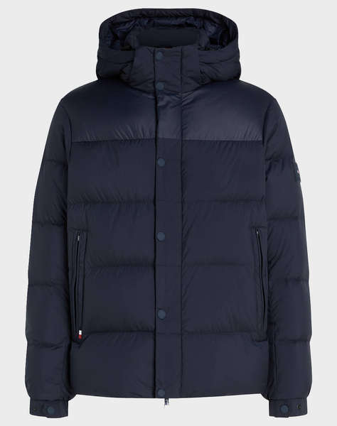 TOMMY HILFIGER MIX DOWN HOODED PUFFER JACKET