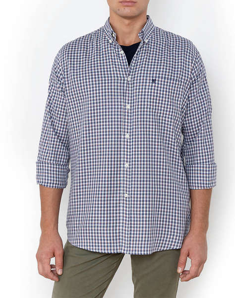 THE BOSTONIANS РИЗА CHESTER TWILL REGULAR FIT MiniCheck TWILL Button-down Regular FIT