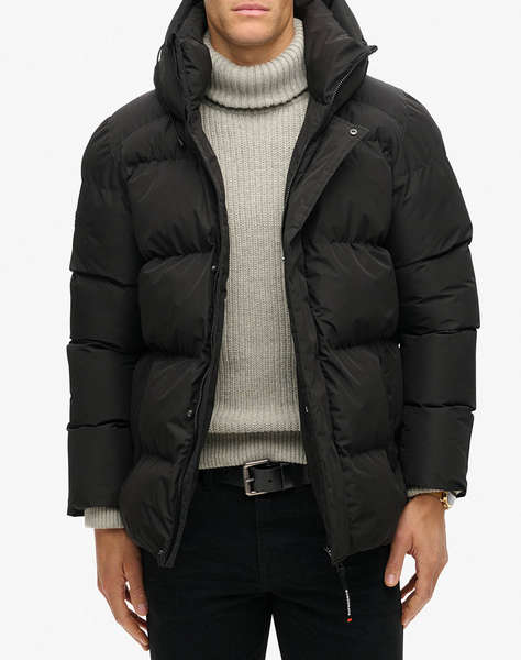 SUPERDRY D2 SDCD HOODED 5 BAFFLE SPORTS PUFFER МЪЖКО ЯКЕ