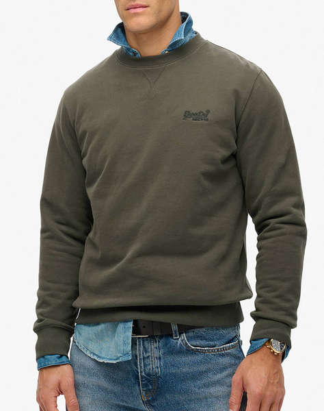 SUPERDRY D1 OVIN ESSENTIAL LOGO CREW SWEATSHIRT MEN''S SWEATSHIRT