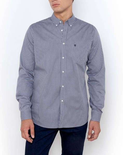 THE BOSTONIANS РИЗА CHESTER ПОПЛИН REGULAR FIT MiniCheck POPLIN Button-down Regular FIT