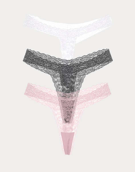 GUESS BASIC LACE THONG ДАМСКО БЕЛЬО