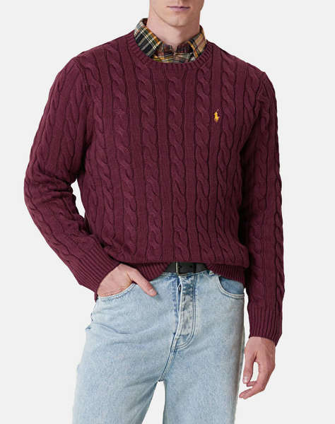 RALPH LAUREN LS DRIVER CN-LONG SLEEVE-PULLOVER