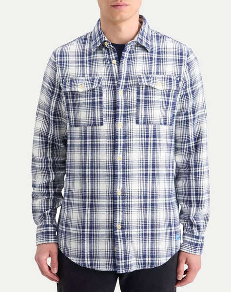 SCOTCH&SODA REGULAR FIT FLANNEL CHECK SHIRT