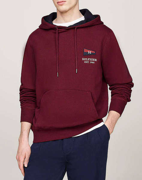 TOMMY HILFIGER FLAG HILFIGER HOODIE