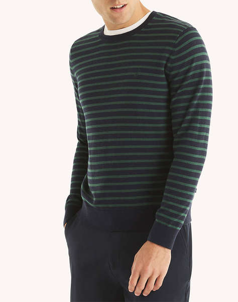 NAUTICA KNIT T-SHIRTMMNAVTECH STRIPED CREW (12GG)