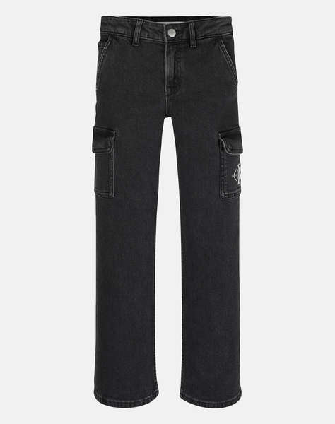 CALVIN KLEIN MR STRAIGHT CHARCOAL DENIM